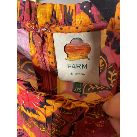 Farm Rio Garden Bloom Blouse size XXS - Picture 4 of 8